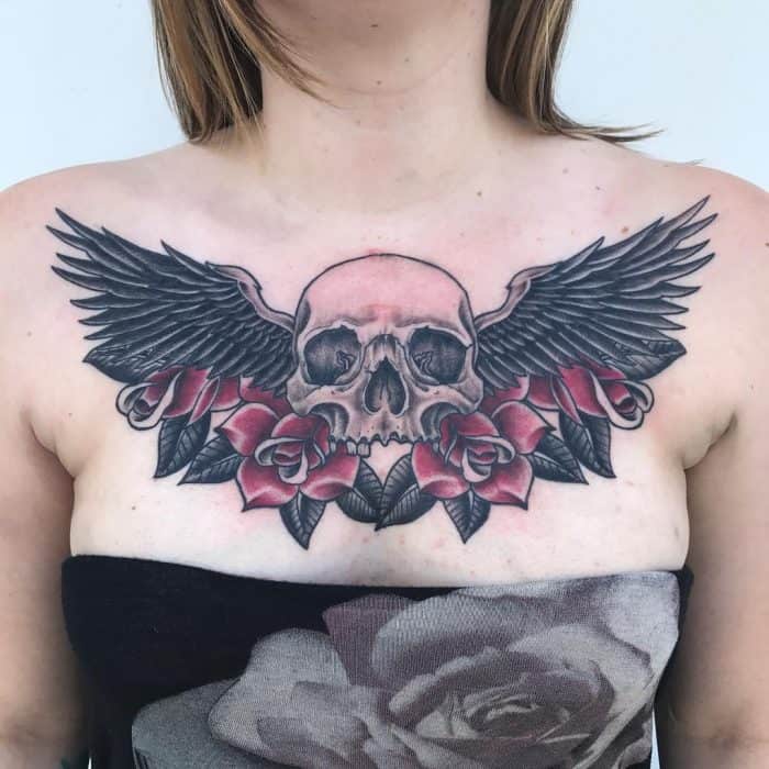 Chest Tattoos For Women That Draw Approving Eyes Ritely