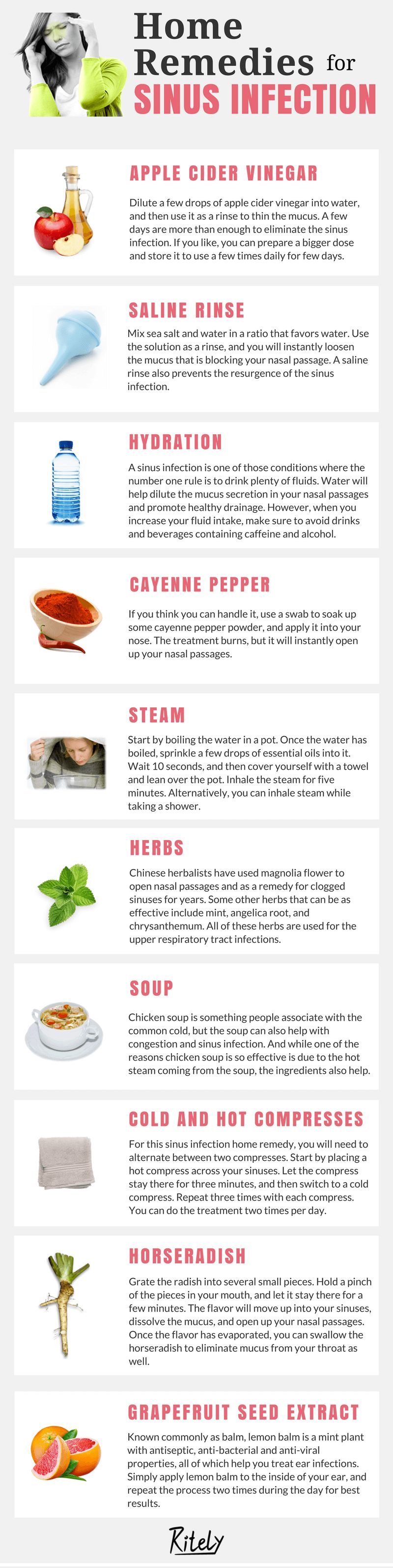 10 Home Remedies for Sinus Infections
