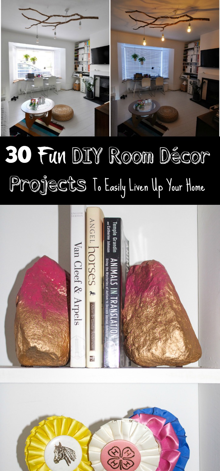 30 Fun DIY Room Décor Projects To Easily Liven Up Your Home