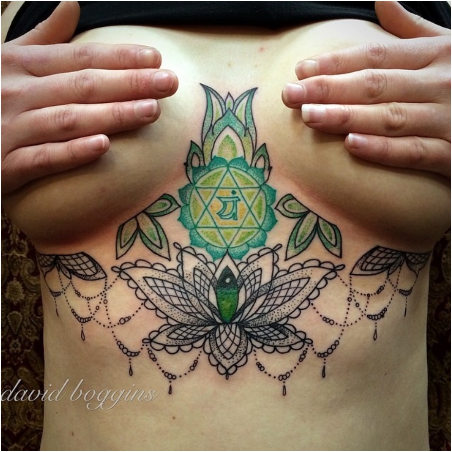 65 Sizzling Under breast Tattoos You'll Drool Over