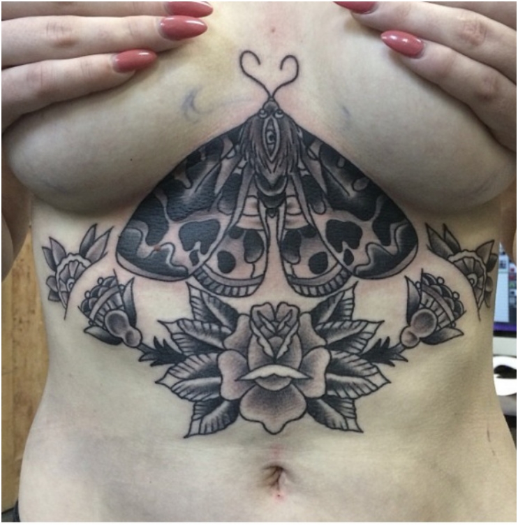 65 Sizzling Under breast Tattoos You'll Drool Over