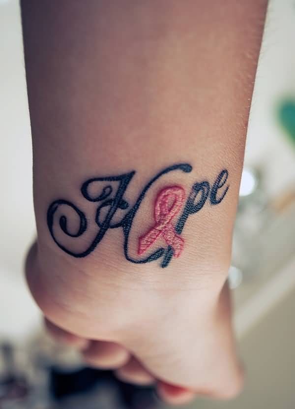 Breast Cancer Ribbon Tattoos Cool Ideas For Pink Ribbon Tattoo