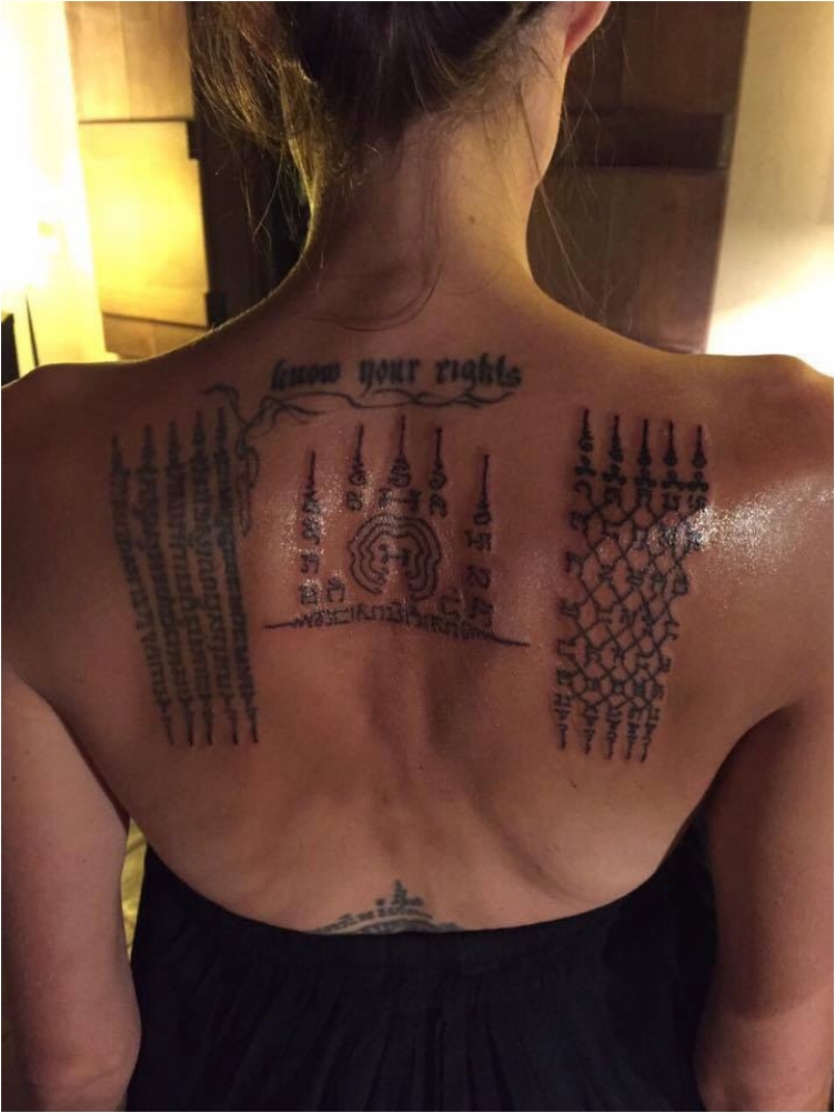 The Deep Meaning Behind 12 Of Angelina Jolie's Ink