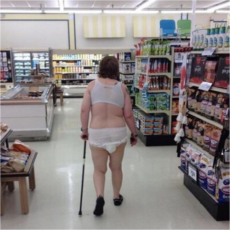 Nude People In Walmart.