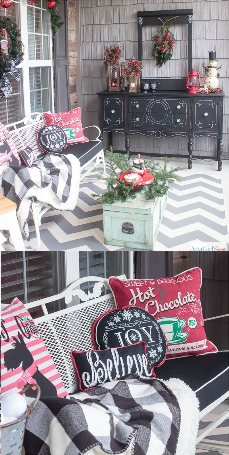 24 Festive Ideas for Outdoor Christmas Decorations