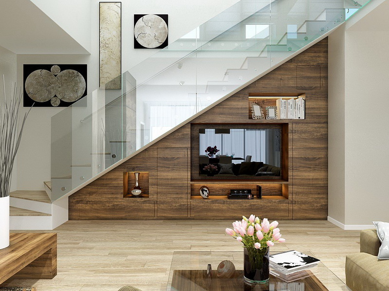 29 Brilliant Ideas for Utilizing the Space Under the Staircase