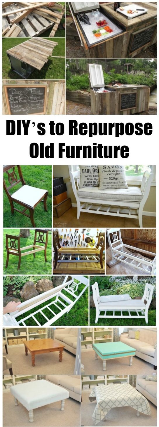 28 DIY's to Repurpose Old Furniture Ritely