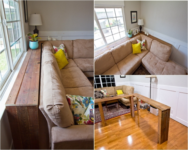 Utilize the Space Behind the Sofa with 15 DIY Sofa Tables