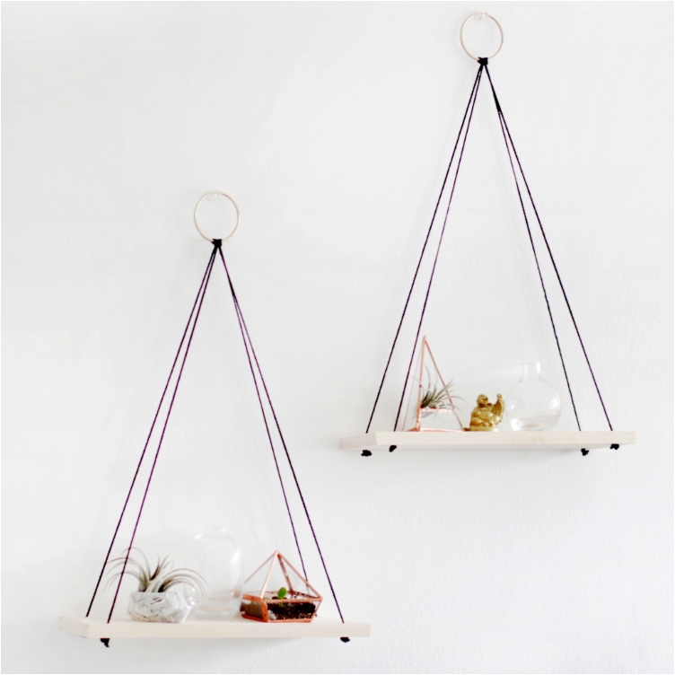 31 DIY Hanging Shelves Perfect for Every Room in Your Home