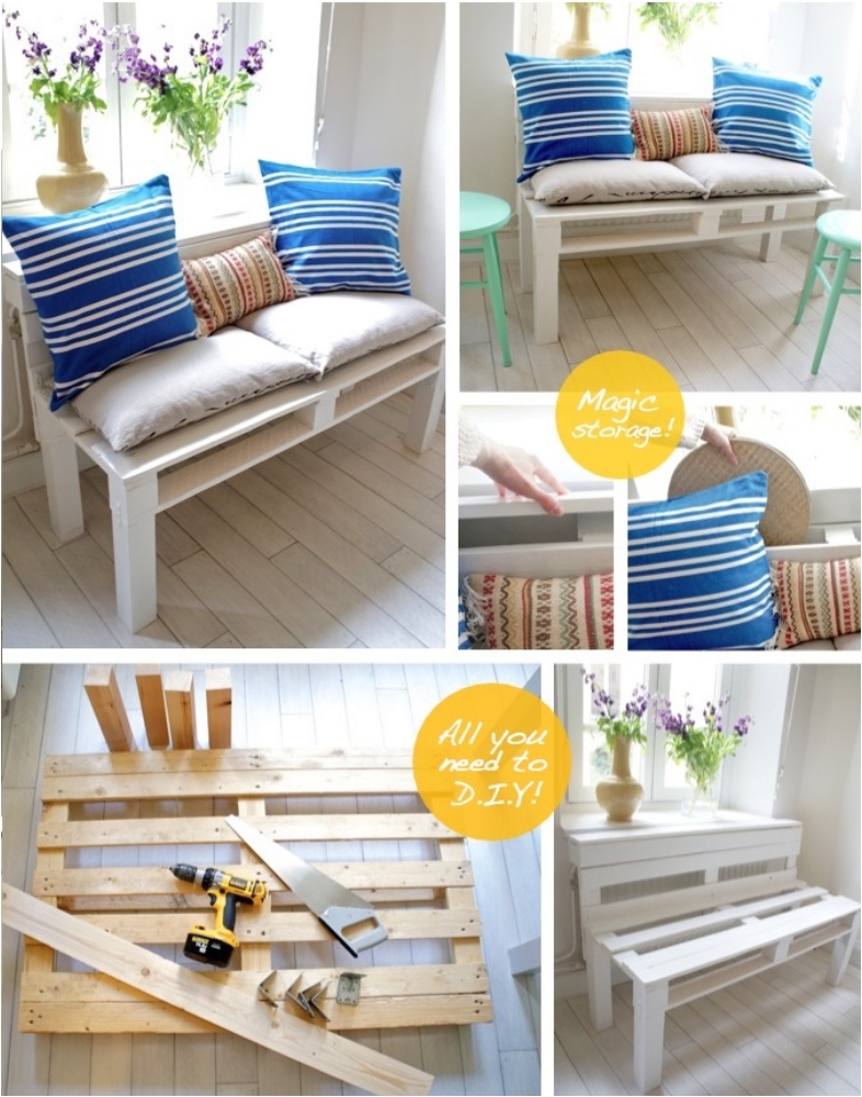 18 DIY Pallet Sofas Perfect for Indoors and Outdoors