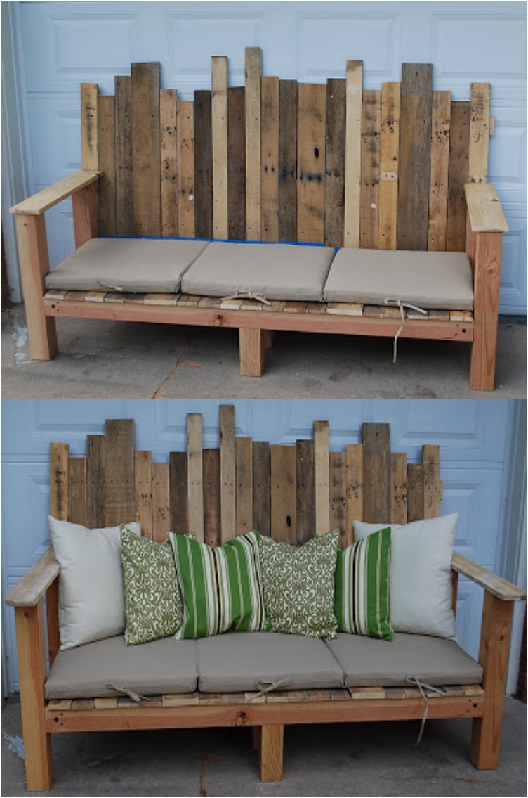 18 DIY Pallet Sofas Perfect for Indoors and Outdoors