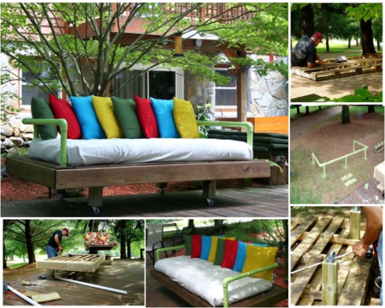 18 DIY Pallet Sofas Perfect for Indoors and Outdoors