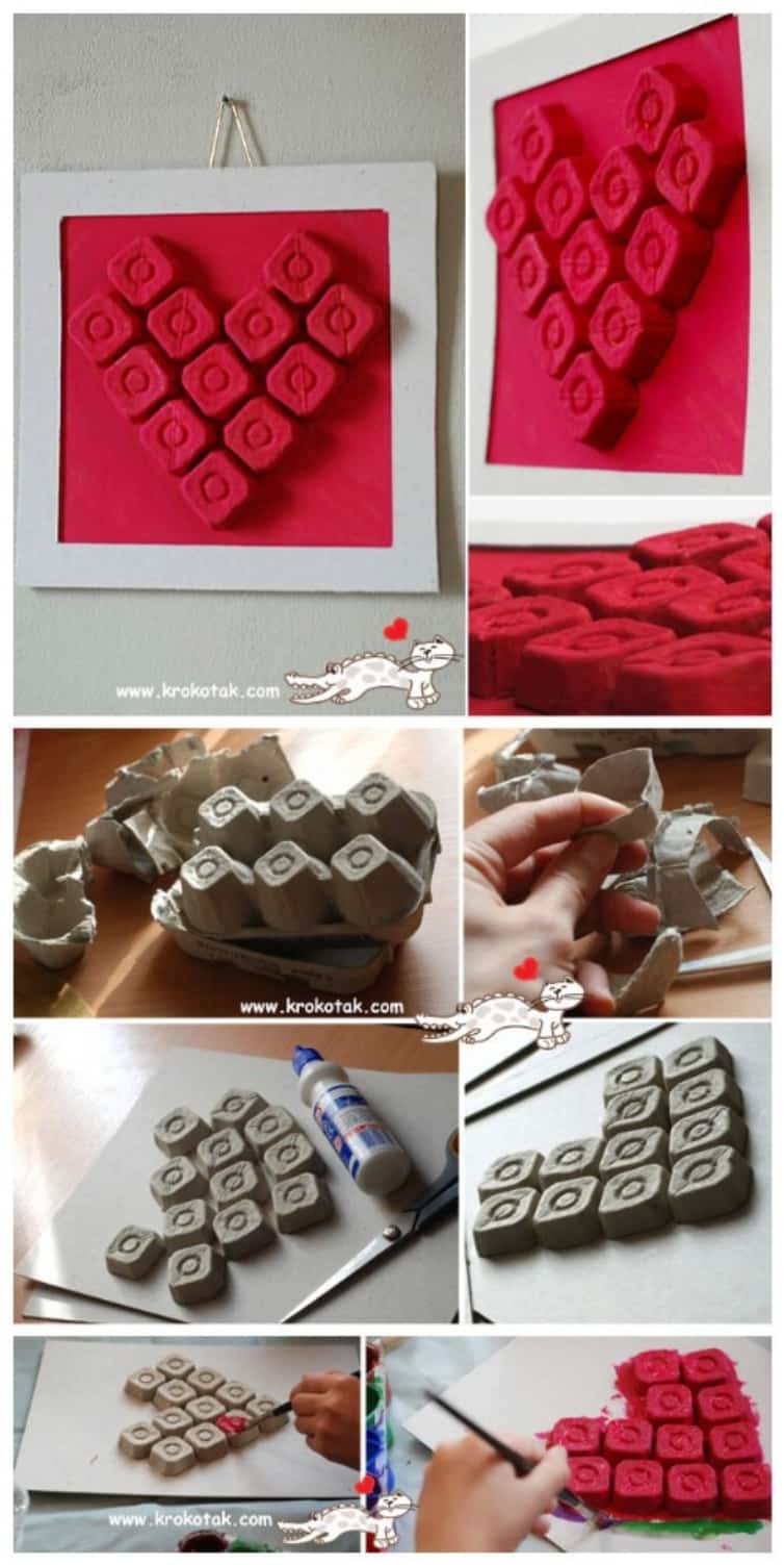 13 Surprisingly Pretty Decorations with Egg Cartons
