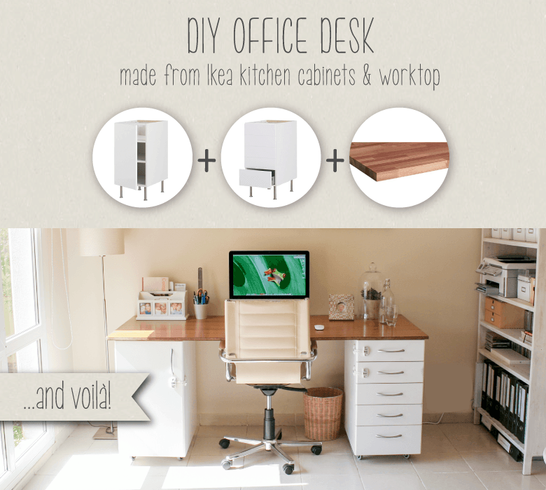20 Handy Desks Created from IKEA Products