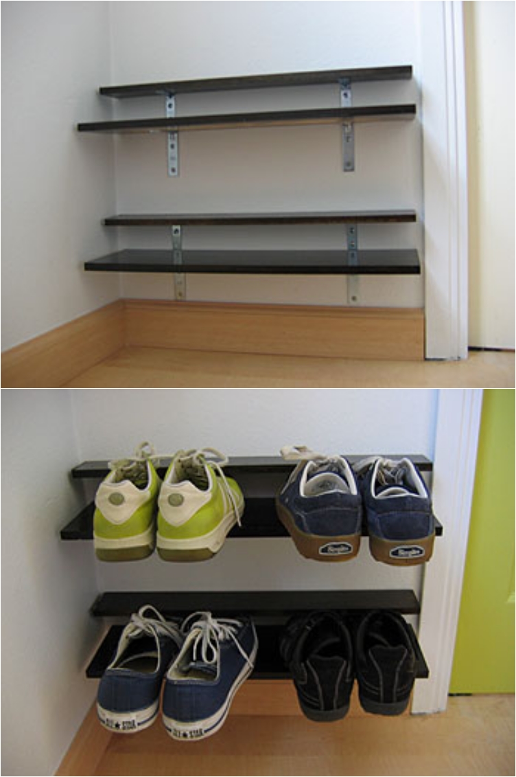 27 Easy DIY's to Organize Your Shoe Collection
