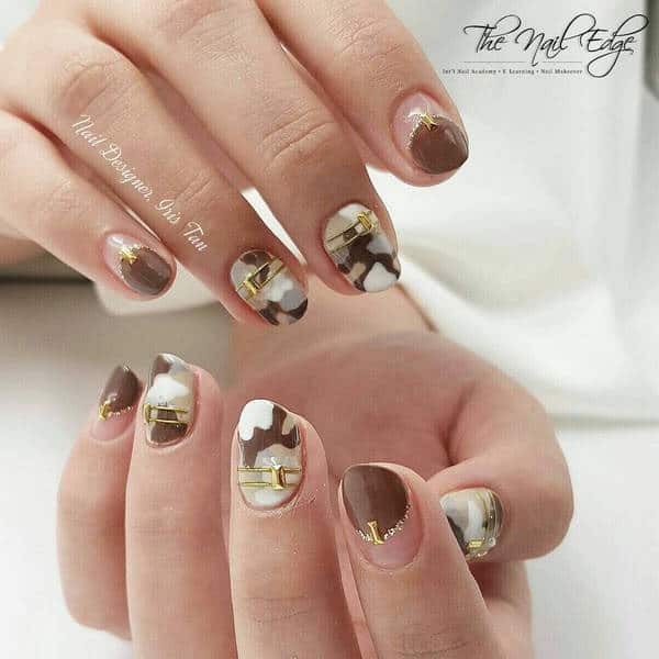 30 Deliciously Creative Chocolate Nail Designs