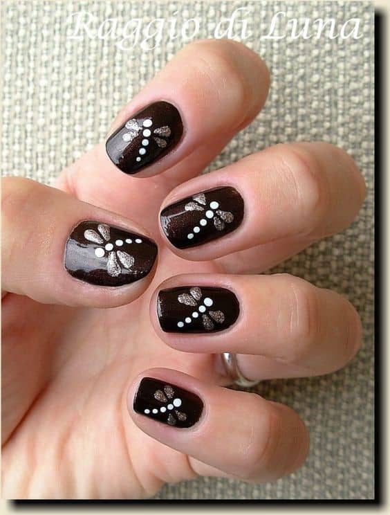 30 Deliciously Creative Chocolate Nail Designs