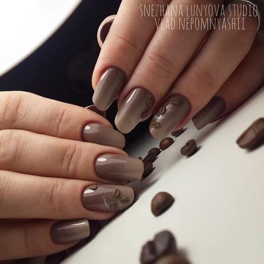 30 Deliciously Creative Chocolate Nail Designs