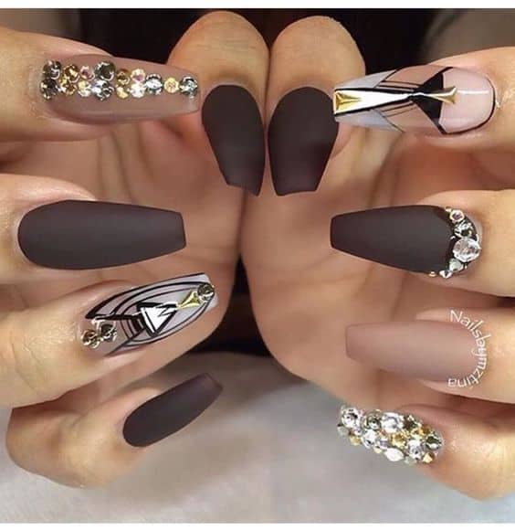 30 Deliciously Creative Chocolate Nail Designs