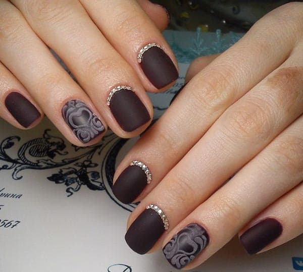 30 Deliciously Creative Chocolate Nail Designs