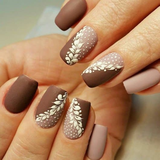 30 Deliciously Creative Chocolate Nail Designs