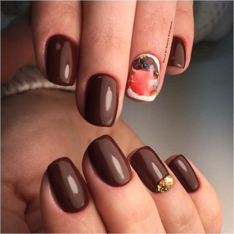 30 Deliciously Creative Chocolate Nail Designs