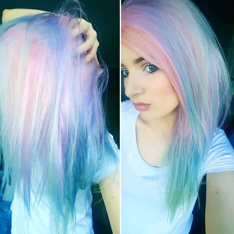 24 Mesmerizing Examples of Holographic Hair