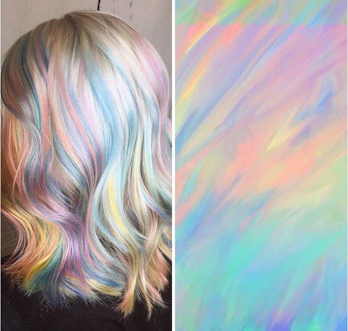 24 Mesmerizing Examples of Holographic Hair