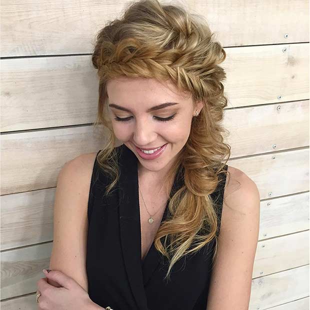 28 of the Hottest Prom Hairstyles for 2017