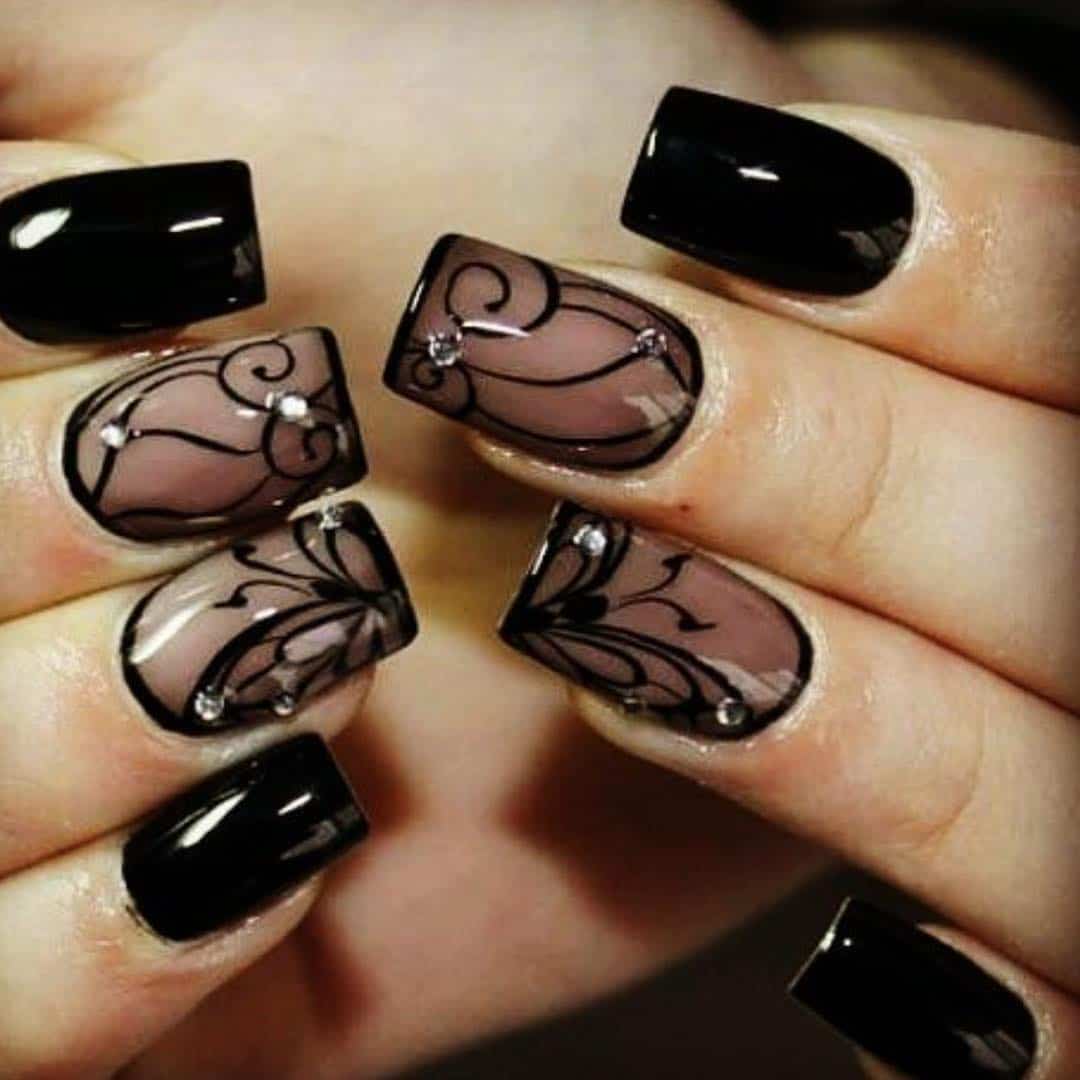 30 Black Nail Designs That Are Anything but Goth