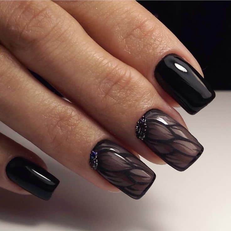 30 Black Nail Designs That Are Anything but Goth