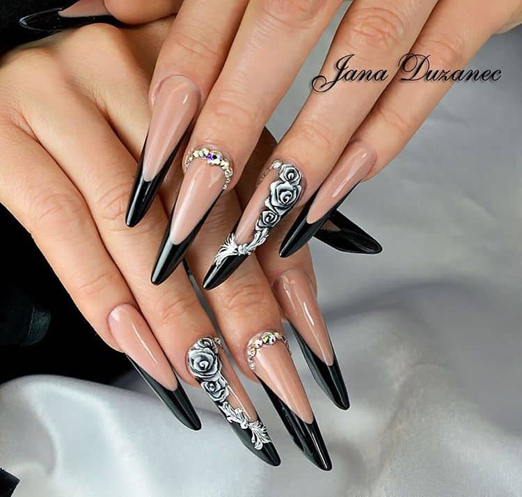 30 Black Nail Designs That Are Anything but Goth