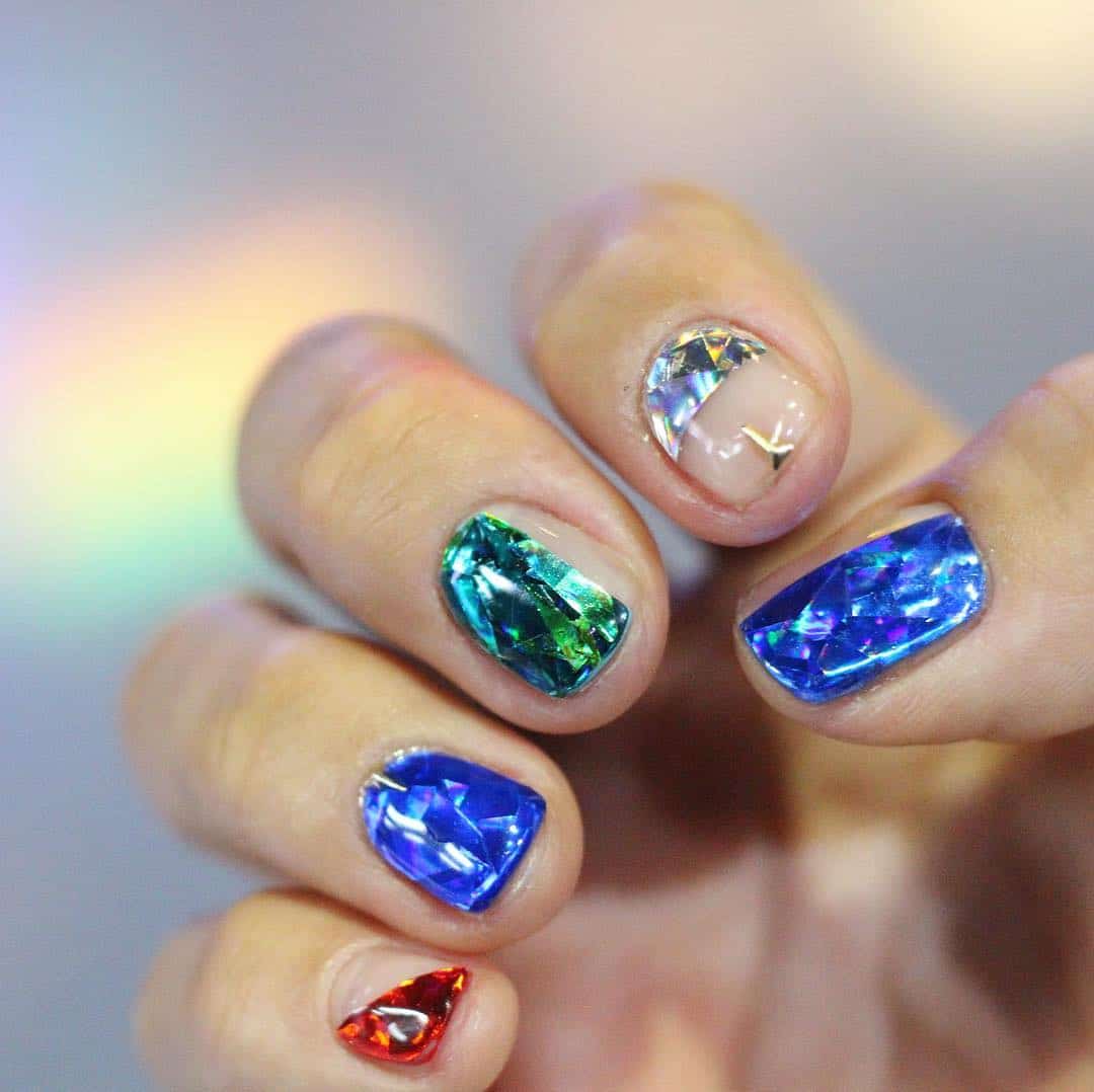 18 Diamond Nails Becoming A Hit From Korea
