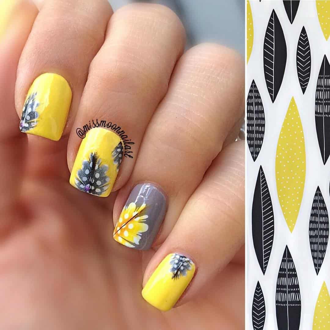 25 Beautiful Feather Nail Designs To Blow You Away