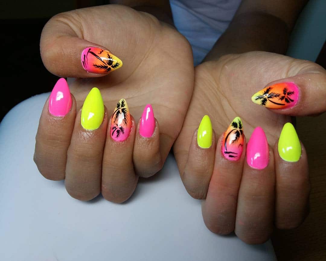 20 Neon Nail Designs For A Burst Of Bright Colors