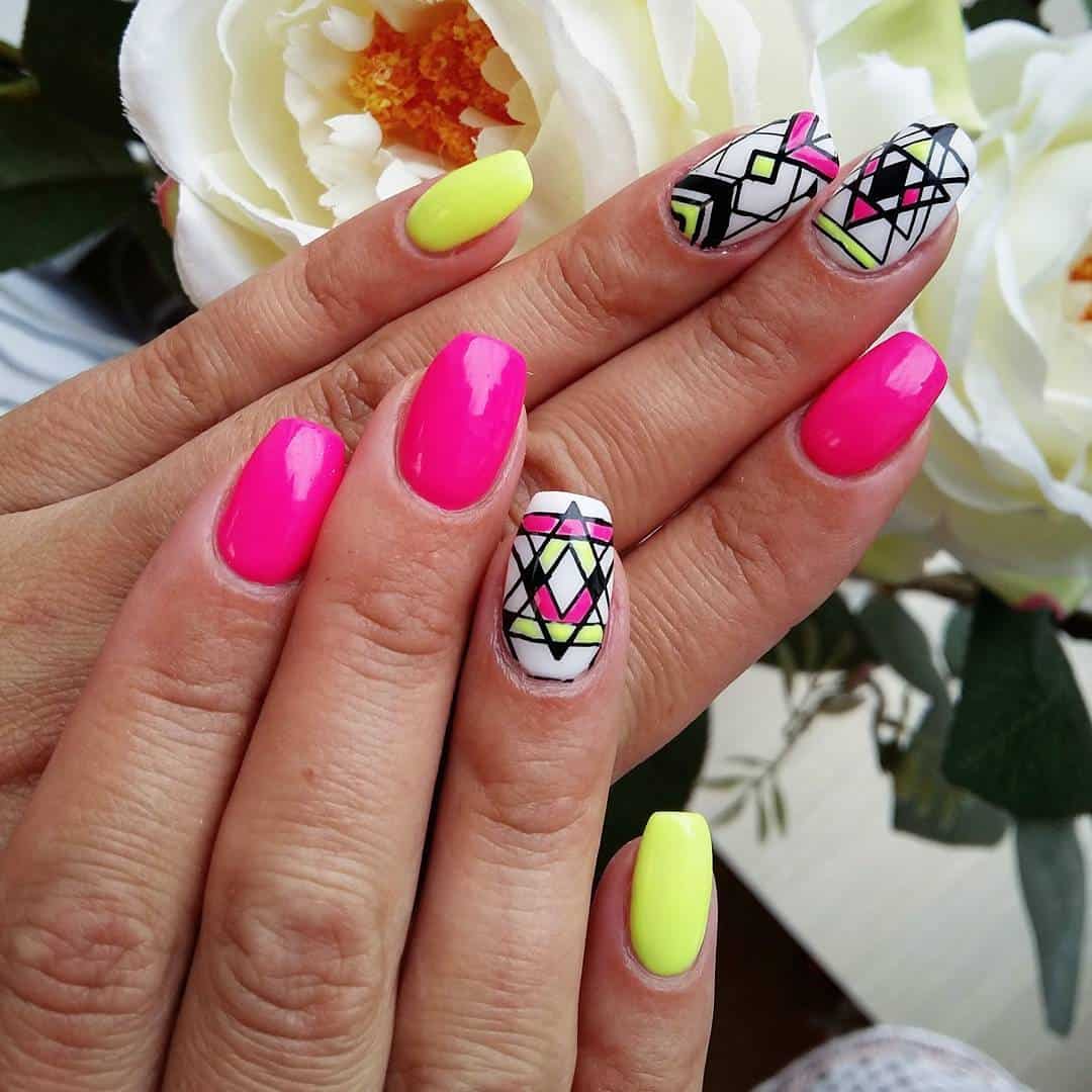 20 Neon Nail Designs For A Burst Of Bright Colors