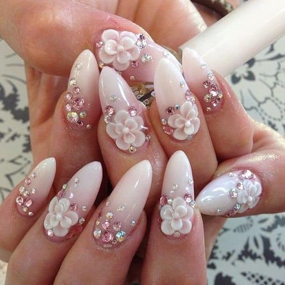 30 Fairy-Like Wedding Nails For Your Big Day