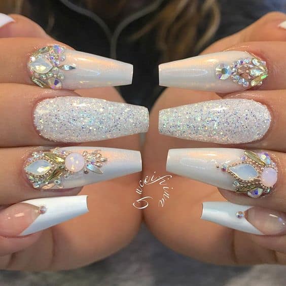 30 Fairy-Like Wedding Nails For Your Big Day