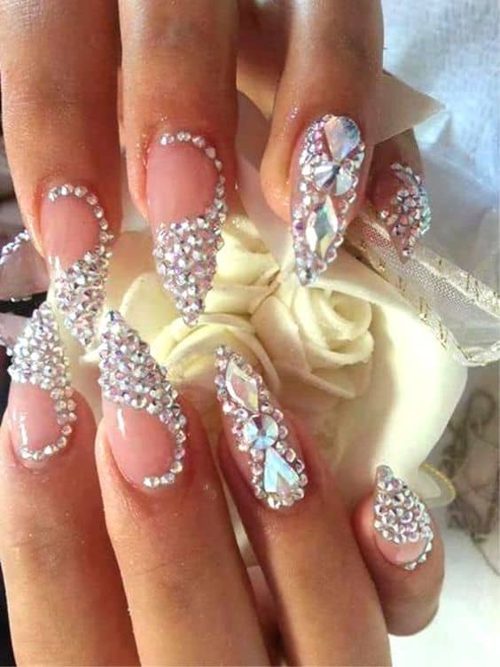 30 Fairy-Like Wedding Nails For Your Big Day