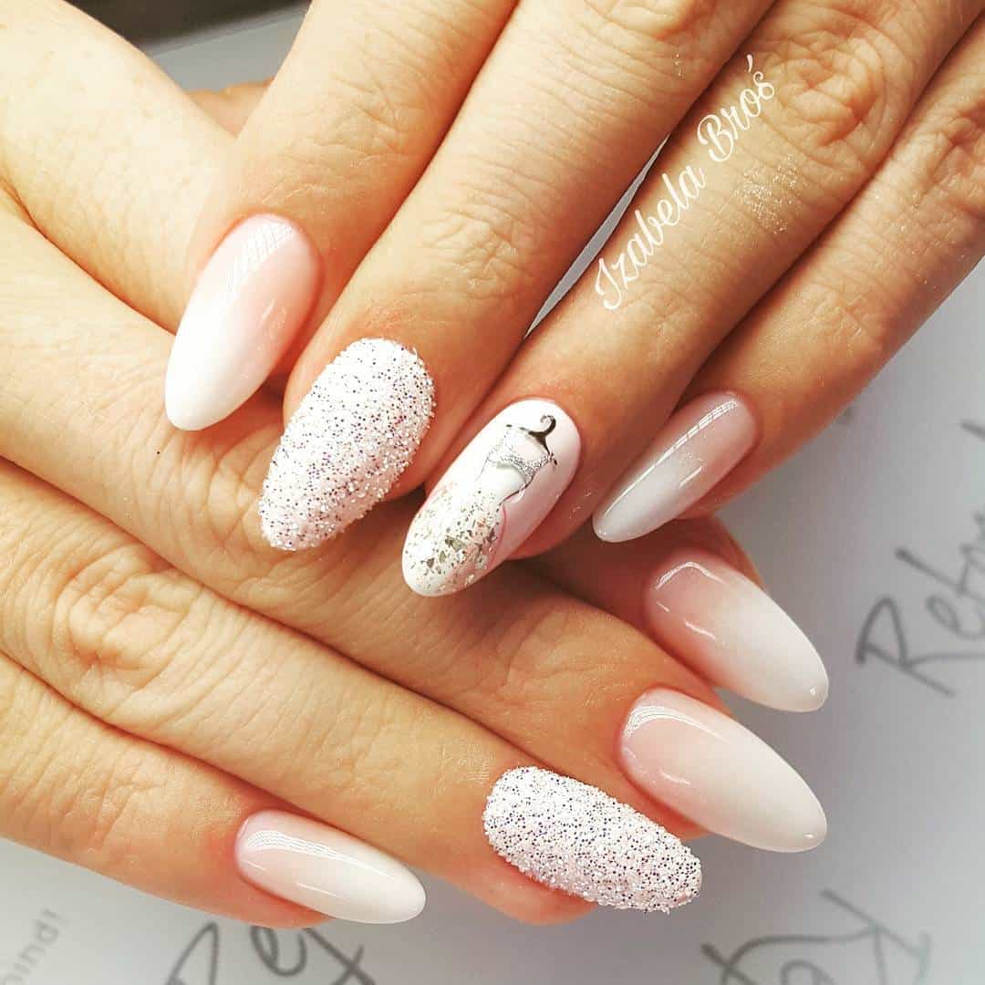 30 Fairy-Like Wedding Nails For Your Big Day