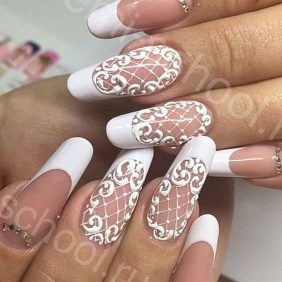 30 Fairy-Like Wedding Nails For Your Big Day