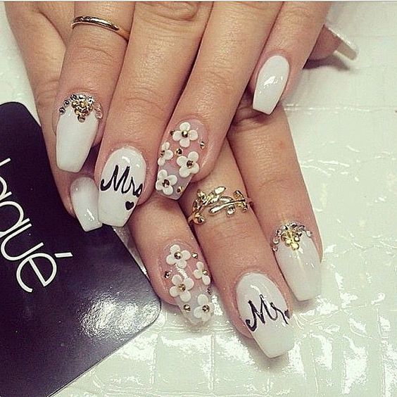 30 Fairy-Like Wedding Nails For Your Big Day