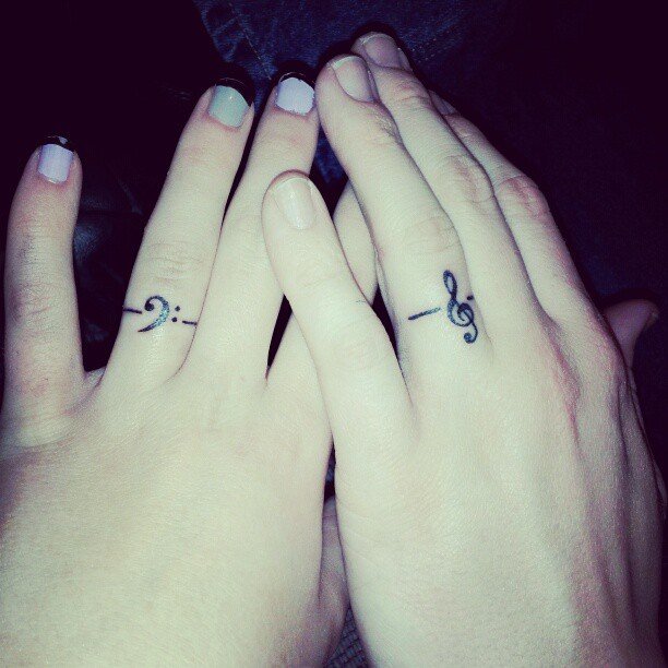 30 Touching And Sweet Wedding Ring Tattoos