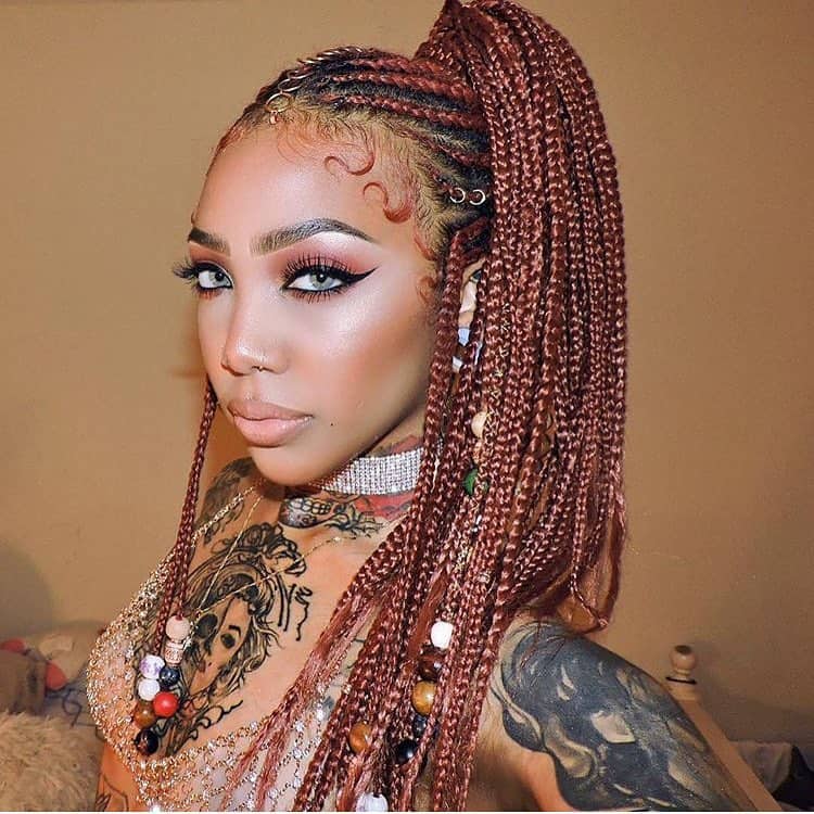 30 Box Braids Looking Absolutely Stunning