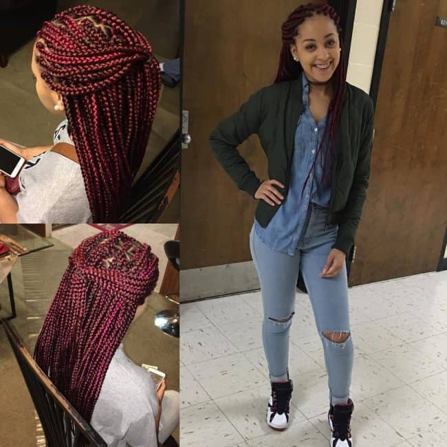 30 Box Braids Looking Absolutely Stunning