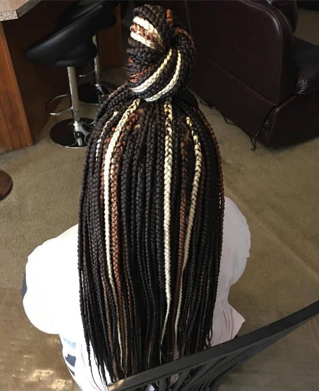 30 Box Braids Looking Absolutely Stunning