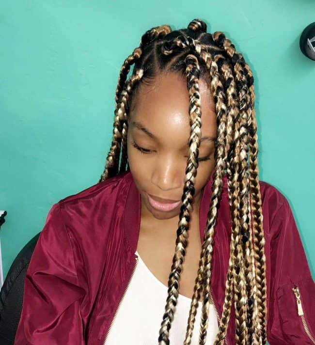 30 Box Braids Looking Absolutely Stunning