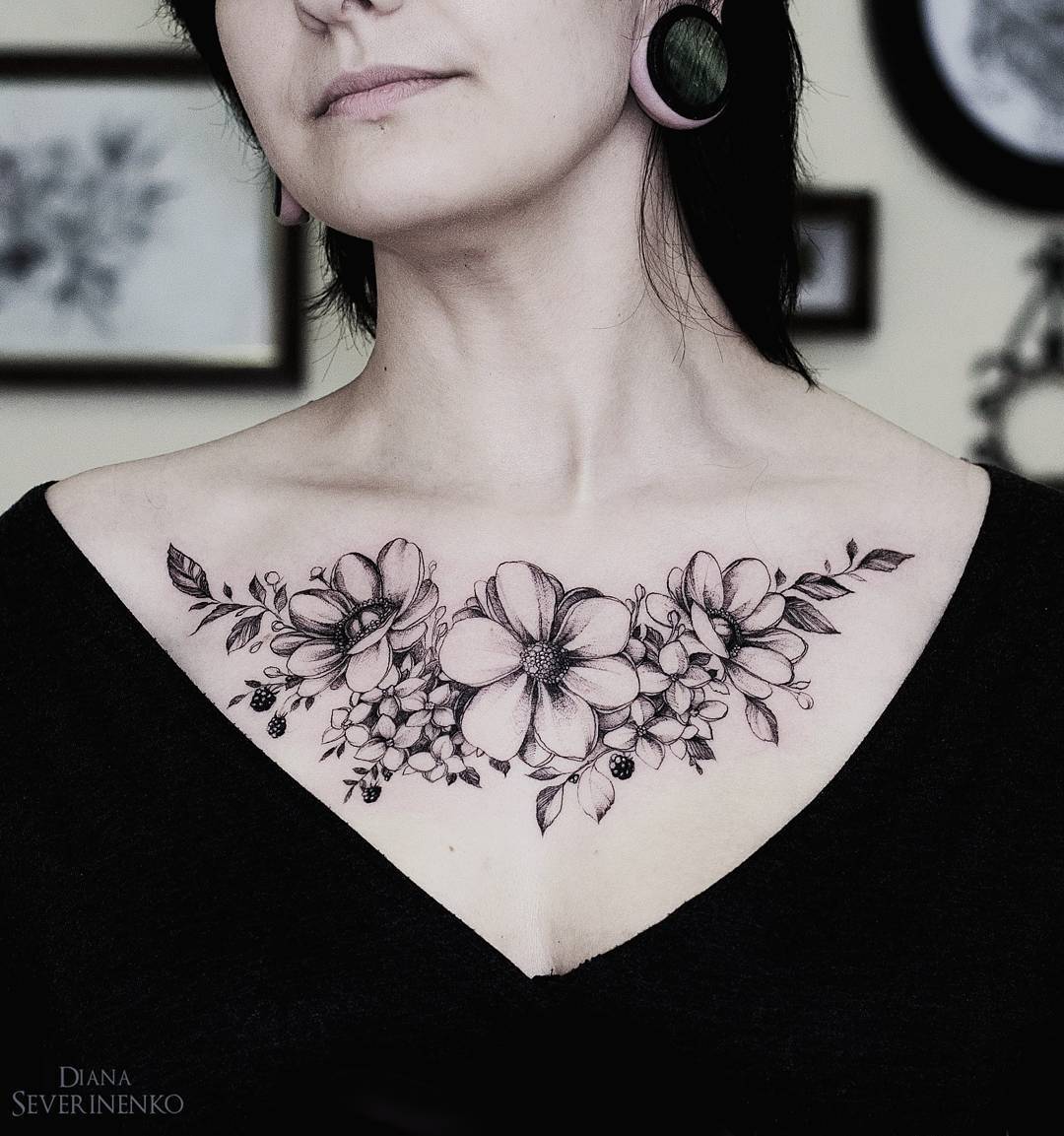 tattoos for women chest