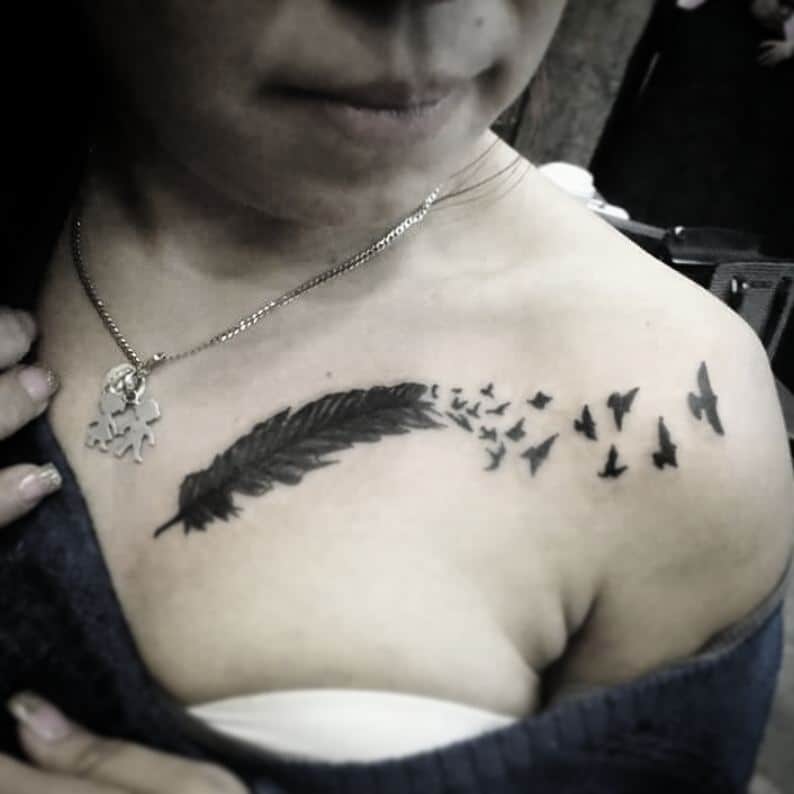 tattoos for women chest