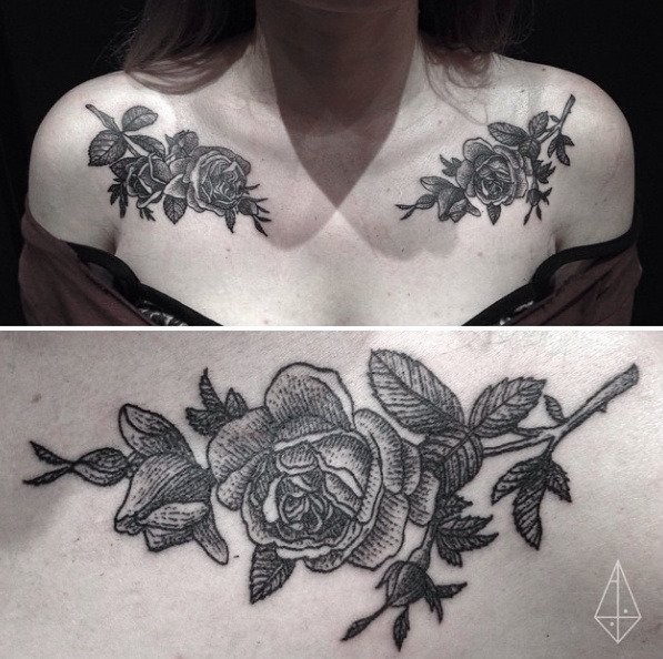 30 Chest Tattoos For Women That Draw Approving Eyes  Ritely